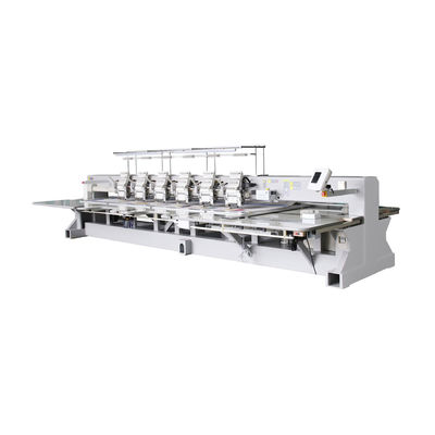 Machine de broderie par ordinateur à 6 têtes avec système de coupe automatique