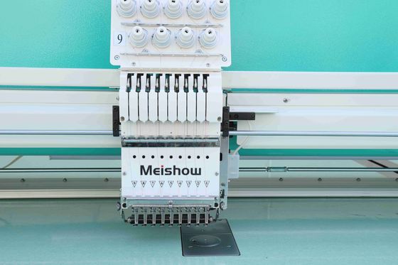 Machine de broderie à grande vitesse informatisée avec tête de verrouillage à moteur de 1200 tours par minute