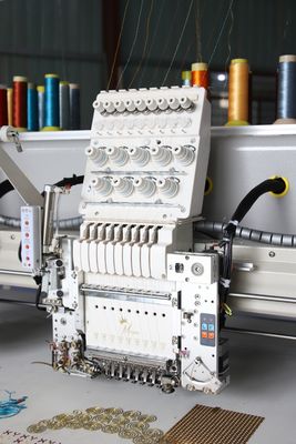 Appareil de câblage Machine de broderie 9 Aiguille 6 Tête Machine de broderie à grande vitesse