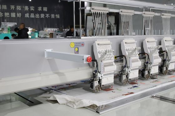 9 aiguilles machine à broder à deux feuilles 20 tête 10,5m*2,3m*1,25m
