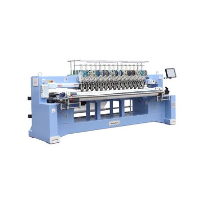 Machine de broderie informatisée à 15 têtes 4 aiguilles avec une seule paille