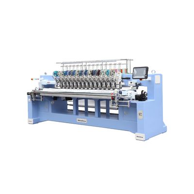 Machine de broderie informatisée à 15 têtes 4 aiguilles avec une seule paille
