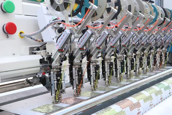Computer Double 22 têtes 4 aiguilles machine à broderie durable