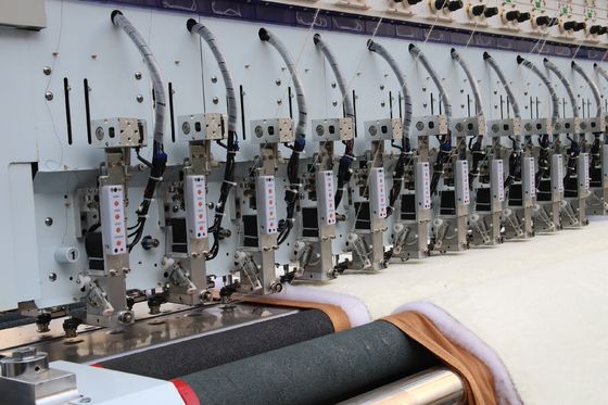 28 aiguilles machine de broderie à double face de couette avec broderie à cordons