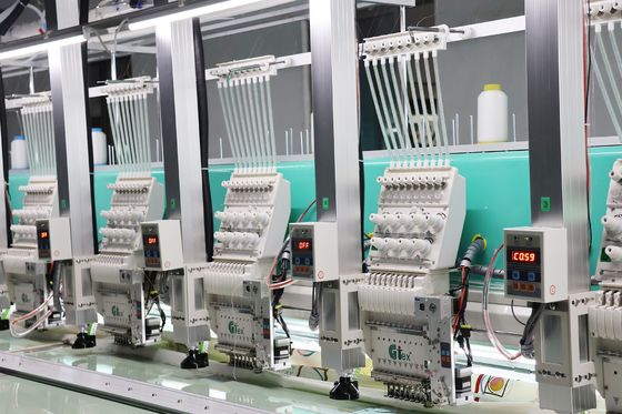 Machine de broderie par câblage informatisée, machine de broderie par découpe laser 18 têtes
