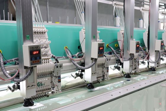Machine à broderie automatique à découpe laser à l'ordinateur 15 têtes