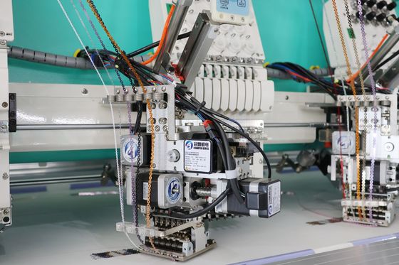 Appareil de broderie 6 couleurs, machine à broderie multicolore 20 têtes