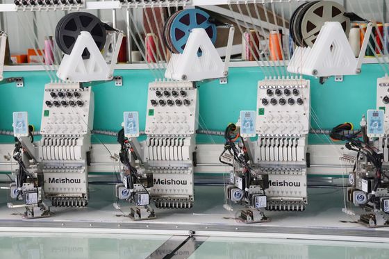 Appareil de broderie 6 couleurs, machine à broderie multicolore 20 têtes