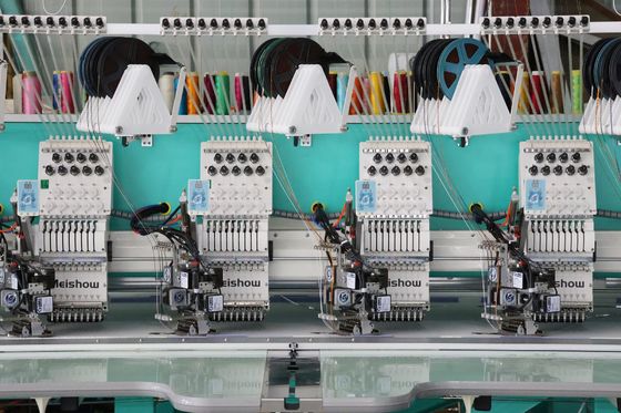 4 séquins machine à broderie 9 aiguilles machine à broderie industrielle informatisée