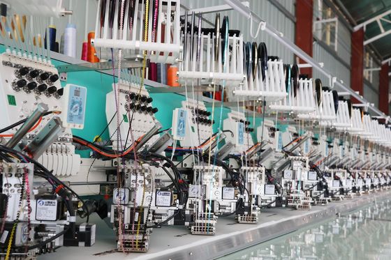 4 séquins machine à broderie 9 aiguilles machine à broderie industrielle informatisée