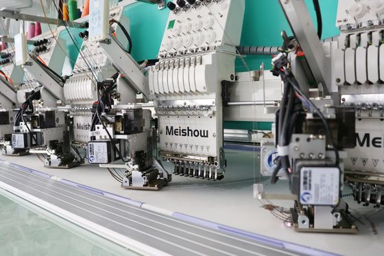 Computer 6 tailles séquins machine à broderie 9 aiguilles 20 têtes équipement de broderie