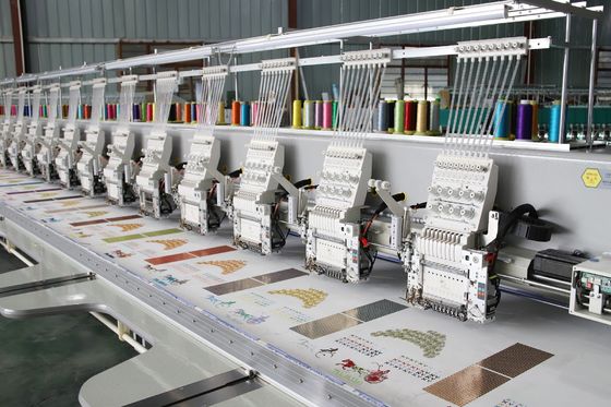 Machine de broderie automatique par ordinateur 15 têtes Machine de broderie à grande vitesse