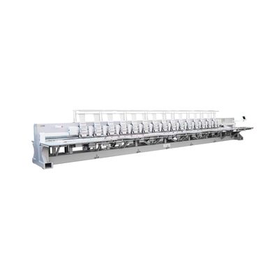 Machine de broderie de serviettes à 15 têtes multifonctionnelle avec broderie à plat par ordinateur