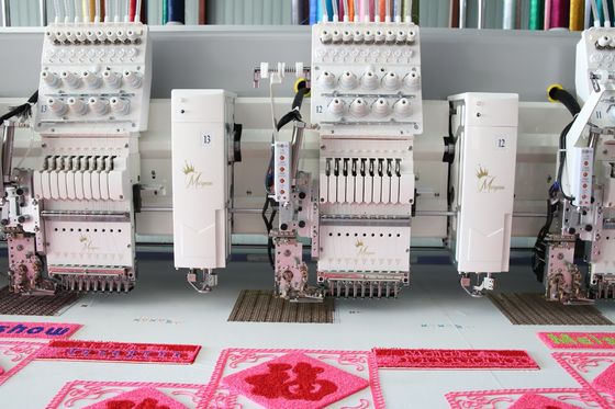 Machine de broderie de serviettes informatisée 15 têtes 13 langues