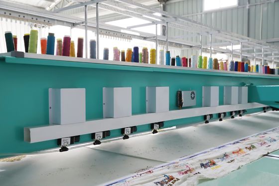 10 têtes Machine de broderie à paillettes simples Machine de broderie informatisée à grande vitesse