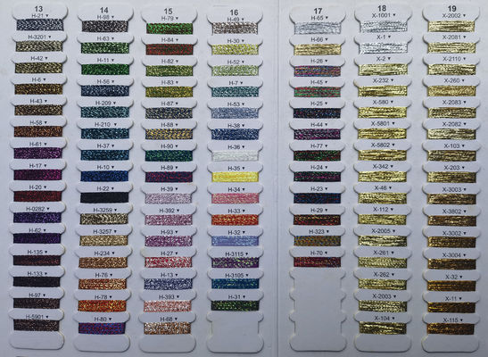100% fil de broderie en polyester 120D fil de broderie par ordinateur