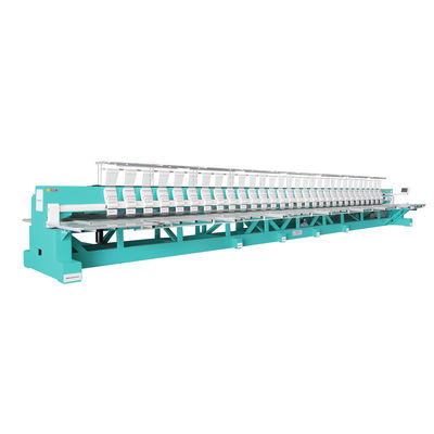 30 têtes 9 aiguilles machine à broderie plate avec double cam unique réciproque