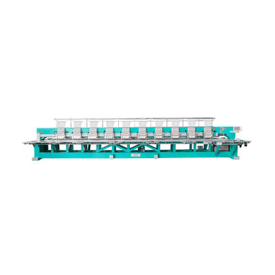Machine à broderie à feuille de papier à haute vitesse à 1200 tours par minute 10 têtes avec cadre en aluminium