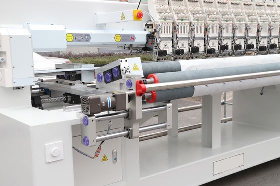 10 têtes machine à broder 6 aiguilles avec fonction de paillettes