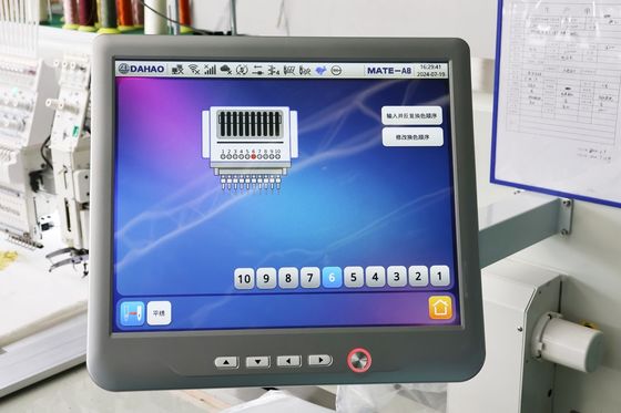 12 têtes de broderie à ruban mixte Machine informatique à grande vitesse