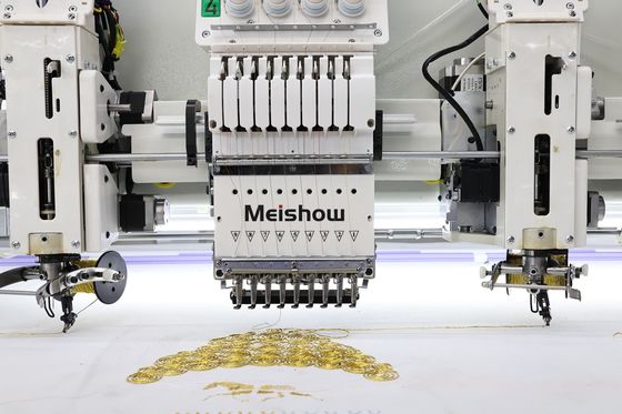 Machine de broderie à ruban mixte 10 têtes plus 10 têtes Machine de broderie à plat